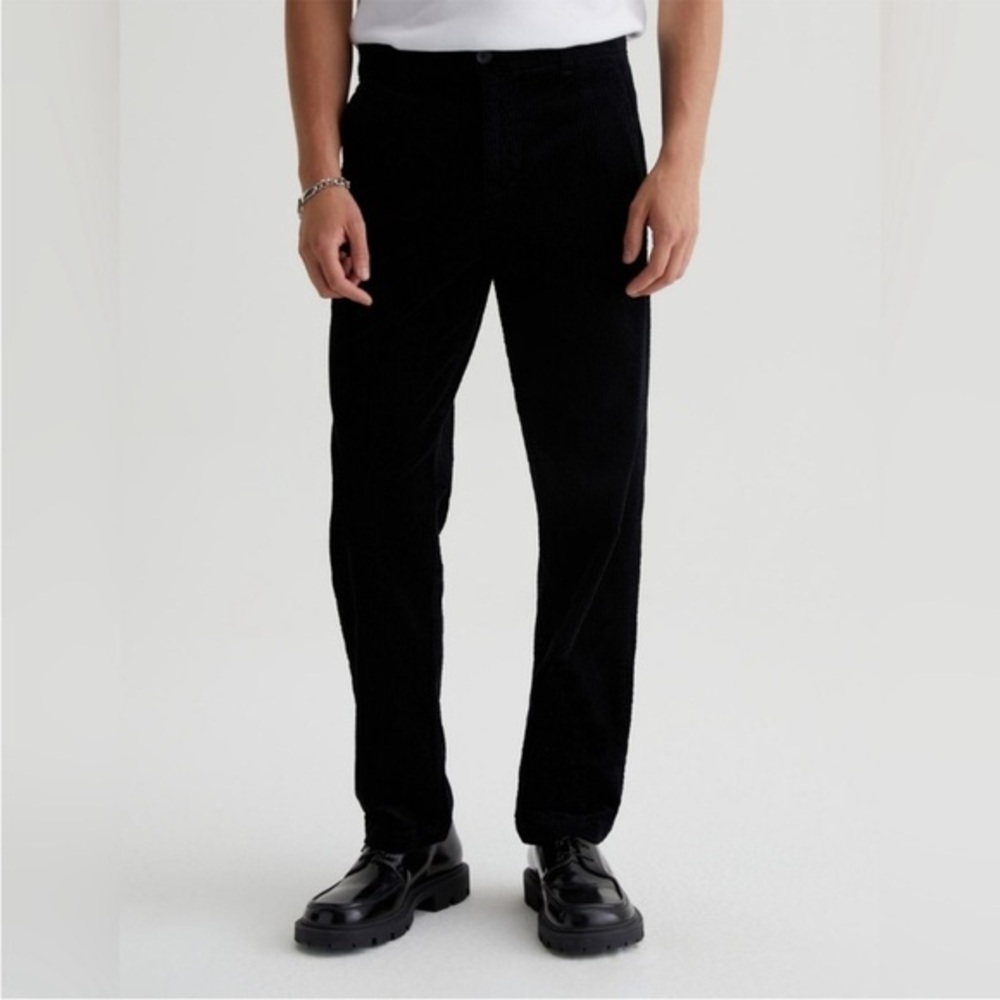 AG Adriano Goldschmied Lochlan Corduroy Relaxed Straight Trouser 32 x 34 - Picture 1 of 11
